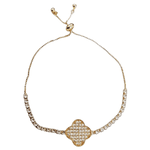 Pulseira Trevo dourada
