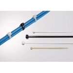 Abraçadeira Fita Branca 245mm x 4,6mm Hellermann T50M com 100 peças