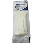 Abraçadeira Fita Branca 150mm x 3,6mm Hellermann T30R com 100 peças