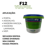 Massa Para Madeira F12 400gr Viapol