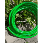 Kit 30mts Mangueira De Jardim Siliconada Verde