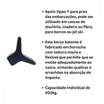Apoio Tipo Y para Carreta Nautica 165 X 110 X 75 X 54 MM 400kg Nivebor 