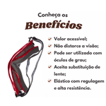 Óculos Trilha Pro Tork Vermelho