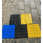 Piso tátil Alerta Azul 25 x 25 Kapazi