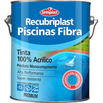 TINTA PARA PISCINA DE FIBRA AZUL 3,6L RECUBRIPLAST