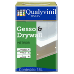 TINTA ACRÍLICA FOSCO BRANCO NEVE GESSO E DRYWALL 18L QUALYVINIL