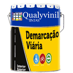 TINTA DEMARCAÇÃO VIÁRIA BRANCO NEVE BASE ÁGUA 3,6L QUALYVINIL