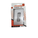 NUMERO ACM 185MM QUAD 3D ESCOVADO - NUMERAL