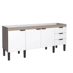 Gabinete Flamingo Tamarindo/branco 1,50mt