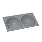 TANQUE SINTETICO DUPLO CINZA 1MT RORATO 