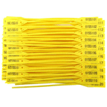 Lacre de Segurança Amarelo C/100 PCS