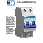 DISJUNTOR BIPOLAR DIN 16A WEG