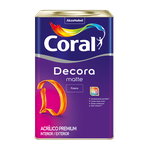 Tinta Coral Acrílico Fosco Decora Matte Premium 18L