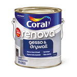 Tinta Coral Fosco Renova Gesso & Drywall Branco Econômica 3,6L