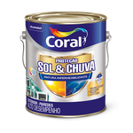 Tinta Coral Impermeabilizante Fosco Proteção Sol & Chuva Branco Premium 3,6L