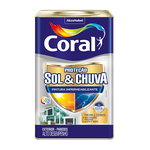 Tinta Coral Impermeabilizante Fosco Proteção Sol & Chuva Branco Premium 18L