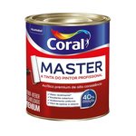 Tinta Coral Acrílico Fosco Coral Master Branco Premium 0,9L