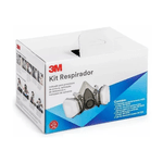 Respirador 6200 + Cartucho 6001 Un 3M