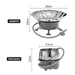 Fogão Fogareiro Portátil a Gás de Aço Inoxidável à prova de vento Dandaro