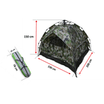 Barraca De Camping Iglu Automática Camuflada Até 3 Pessoas