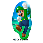 Luigi Super Mario Metalizado