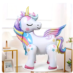 Unicórnio Metalizado 3D