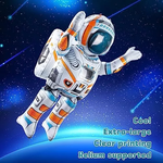 Astronauta Gigante Metalizado 3D