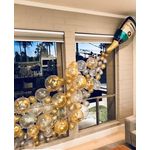 Balão 3D Champanhe Metalizado