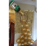 Balão 3D Champanhe Metalizado