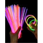 Pulseira Neon Festa Balada Glow Party Brilha Escuro - 100 unid