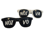 Óculos Personalizado para Festas Preto estilo WF Rayban