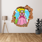 Adesivo Buraco Princesa Peach