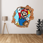 Adesivo Buraco Super Mario
