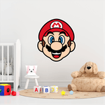 Adesivo rosto Mario