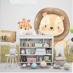 Papel de Parede Infantil Animais fofinhos