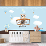 Papel de Parede Infantil Aviãozinho