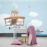 Papel de Parede Infantil Aviãozinho