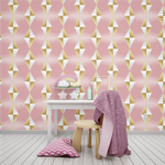 Papel de Parede Infantil Gotas Douradas