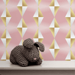 Papel de Parede Infantil Gotas Douradas