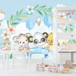Papel de Parede Infantil Pandinha
