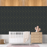Papel de Parede Infantil Black Dourado