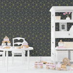 Papel de Parede Infantil Black Dourado