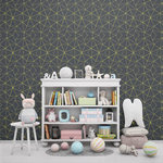 Papel de Parede Infantil Black Dourado