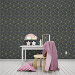 Papel de Parede Infantil Black Dourado