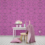 Papel de Parede Infantil Roxo