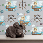 Papel de Parede Infantil Pirata