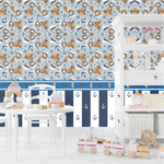 Papel de Parede Infantil Oceano Encantado