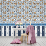 Papel de Parede Infantil Oceano Encantado