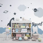 Papel de Parede Infantil Missão Astronauta