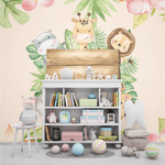 Papel de Parede Infantil Diversão da Floresta